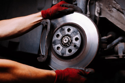 Brake rotor and caliper inspection at Tri-County Automotive